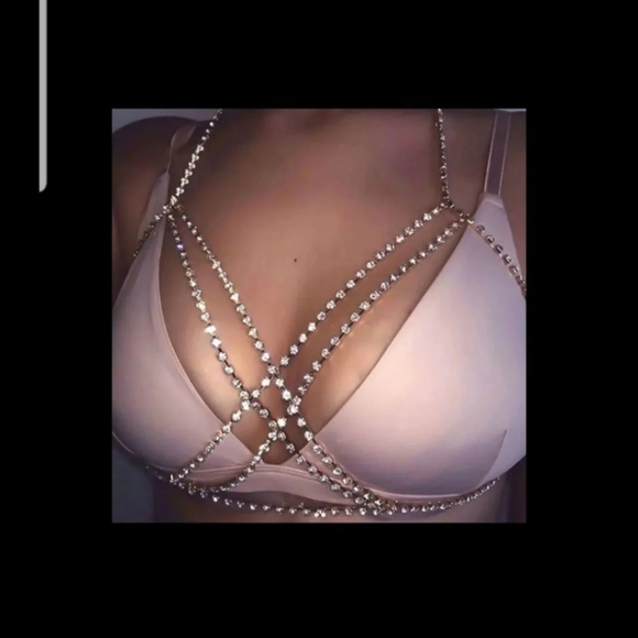 Rhinestone body harness - Picture 2 of 6